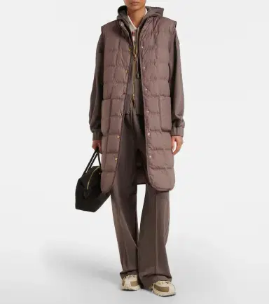 Moncler Cygnette belted quilted down vest | Thumbnail 3 Moncler Cygnette belted quilted down vest | Thumbnail 3