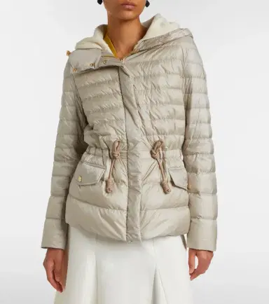Moncler Raies hooded quilted down jacket | Thumbnail 6 Moncler Raies hooded quilted down jacket | Thumbnail 6