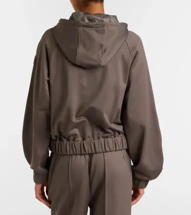 Moncler Jersey zip-up hoodie | Thumbnail 5 Moncler Jersey zip-up hoodie | Thumbnail 5