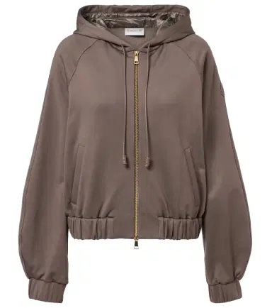 Moncler Jersey zip-up hoodie | Thumbnail 1 Moncler Jersey zip-up hoodie | Thumbnail 1