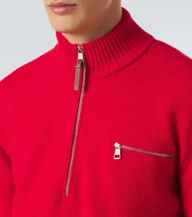 Moncler Wool and cashmere half-zip sweater | Thumbnail 2 Moncler Wool and cashmere half-zip sweater | Thumbnail 2