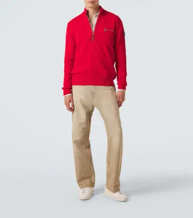 Moncler Wool and cashmere half-zip sweater | Thumbnail 4 Moncler Wool and cashmere half-zip sweater | Thumbnail 4