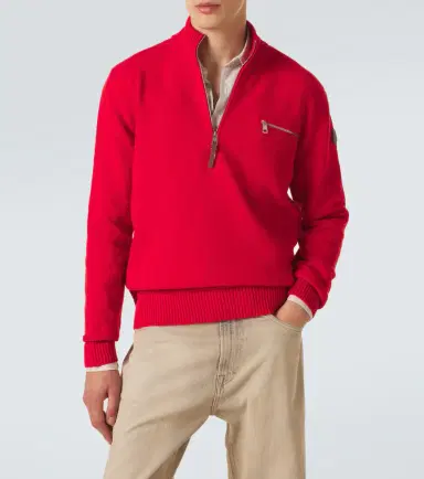 Moncler Wool and cashmere half-zip sweater | Thumbnail 5 Moncler Wool and cashmere half-zip sweater | Thumbnail 5