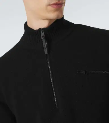 Moncler Wool and cashmere half-zip sweater | Thumbnail 2 Moncler Wool and cashmere half-zip sweater | Thumbnail 2