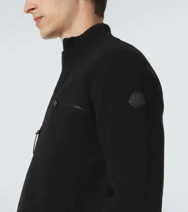 Moncler Wool and cashmere half-zip sweater | Thumbnail 5 Moncler Wool and cashmere half-zip sweater | Thumbnail 5