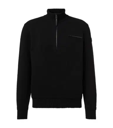 Moncler Wool and cashmere half-zip sweater | Thumbnail 1 Moncler Wool and cashmere half-zip sweater | Thumbnail 1