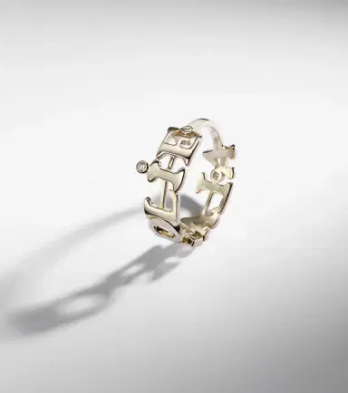 Yvonne Léon Yvonne Léon À La Folie 9kt gold ring with diamonds | Thumbnail 5 Yvonne Léon Yvonne Léon À La Folie 9kt gold ring with diamonds | Thumbnail 5