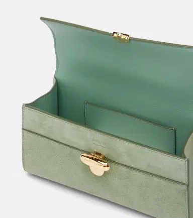 Savette Symmetry Pochette Small suede top-handle bag | Thumbnail 3 Savette Symmetry Pochette Small suede top-handle bag | Thumbnail 3