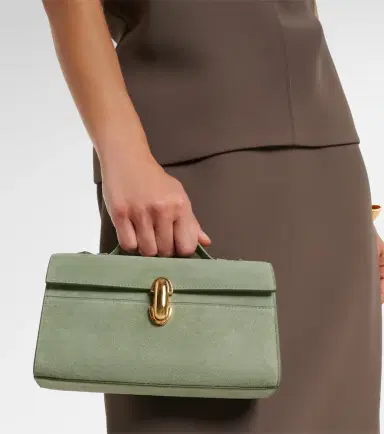 Savette Symmetry Pochette Small suede top-handle bag | Thumbnail 6 Savette Symmetry Pochette Small suede top-handle bag | Thumbnail 6