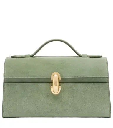 Savette Symmetry Pochette Small suede top-handle bag | Thumbnail 1 Savette Symmetry Pochette Small suede top-handle bag | Thumbnail 1