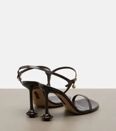 Loewe Toy croc-effect leather sandals | Thumbnail 4 Loewe Toy croc-effect leather sandals | Thumbnail 4
