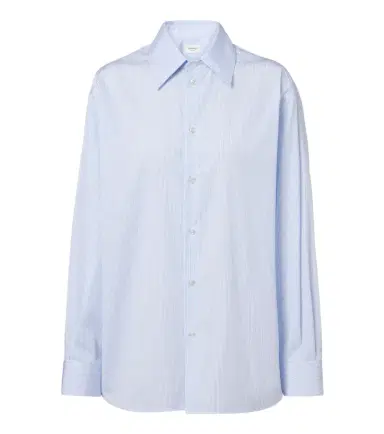 Saint Laurent Cassandre pinstripe cotton shirt | Thumbnail 1 Saint Laurent Cassandre pinstripe cotton shirt | Thumbnail 1