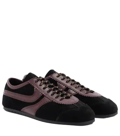 Dries Van Noten Suede and leather sneakers | Thumbnail 1 Dries Van Noten Suede and leather sneakers | Thumbnail 1