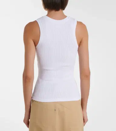 Loewe Ribbed-knit cotton-blend tank top | Thumbnail 4 Loewe Ribbed-knit cotton-blend tank top | Thumbnail 4