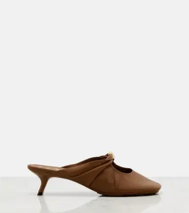 Loewe Pebble 45 leather mules | Thumbnail 2 Loewe Pebble 45 leather mules | Thumbnail 2