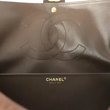 Chanel Chanel Maxi "Souplissimo" Small Flap Bag Dark Brown Suede Gold Hardware | Thumbnail 11 Chanel Chanel Maxi "Souplissimo" Small Flap Bag Dark Brown Suede Gold Hardware | Thumbnail 11
