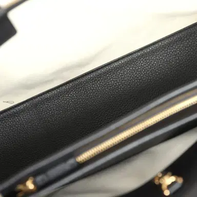 Chanel Chanel Medium "Urban Essential" East West Shopping Tote Black Grained Calfskin and Beige Suede Gold Hardware | Thumbnail 9 Chanel Chanel Medium "Urban Essential" East West Shopping Tote Black Grained Calfskin and Beige Suede Gold Hardware | Thumbnail 9