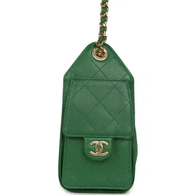Chanel Chanel Mini 25 Hobo Bag Green Caviar Gold Hardware | Thumbnail 3 Chanel Chanel Mini 25 Hobo Bag Green Caviar Gold Hardware | Thumbnail 3