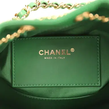 Chanel Chanel Mini 25 Hobo Bag Green Caviar Gold Hardware | Thumbnail 9 Chanel Chanel Mini 25 Hobo Bag Green Caviar Gold Hardware | Thumbnail 9