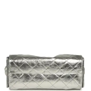 Chanel Chanel Mini 25 Hobo Bag Metallic Silver Caviar Gold Hardware | Thumbnail 6 Chanel Chanel Mini 25 Hobo Bag Metallic Silver Caviar Gold Hardware | Thumbnail 6