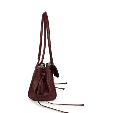Chanel Chanel Small "Urban Essential" East West Shopping Tote Dark Burgundy Caviar Gold Hardware | Thumbnail 3 Chanel Chanel Small "Urban Essential" East West Shopping Tote Dark Burgundy Caviar Gold Hardware | Thumbnail 3