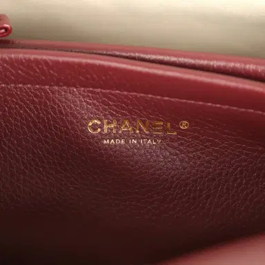 Chanel Chanel Small "Urban Essential" East West Shopping Tote Dark Burgundy Caviar Gold Hardware | Thumbnail 10 Chanel Chanel Small "Urban Essential" East West Shopping Tote Dark Burgundy Caviar Gold Hardware | Thumbnail 10