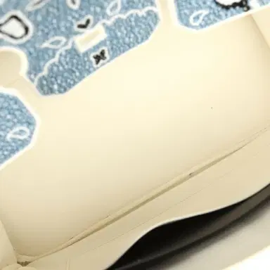 HERMÈS Custom "Paisley Bandana" Swarovski Crystal Hermes Birkin 35 White Epsom Gold Hardware | Thumbnail 8 HERMÈS Custom "Paisley Bandana" Swarovski Crystal Hermes Birkin 35 White Epsom Gold Hardware | Thumbnail 8