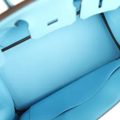HERMÈS Hermes Birkin 25 Celeste Swift Palladium Hardware | Thumbnail 8 HERMÈS Hermes Birkin 25 Celeste Swift Palladium Hardware | Thumbnail 8