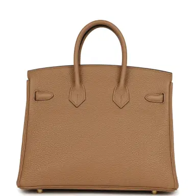 HERMÈS Hermes Birkin 25 Chai Togo Gold Hardware | Thumbnail 4 HERMÈS Hermes Birkin 25 Chai Togo Gold Hardware | Thumbnail 4