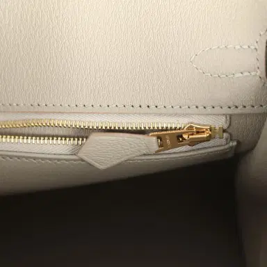 HERMÈS Hermes Birkin 25 Gris Perle Matte Alligator Gold Hardware | Thumbnail 9 HERMÈS Hermes Birkin 25 Gris Perle Matte Alligator Gold Hardware | Thumbnail 9