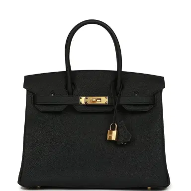 HERMÈS Hermes Birkin 30 Black Togo Gold Hardware | Thumbnail 1 HERMÈS Hermes Birkin 30 Black Togo Gold Hardware | Thumbnail 1