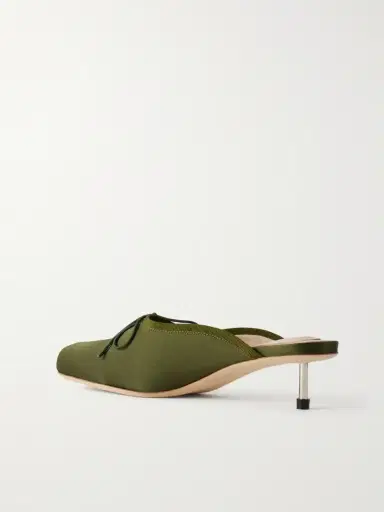 Simone Rocha Pointe Bow-detailed Satin Pumps | Thumbnail 3 Simone Rocha Pointe Bow-detailed Satin Pumps | Thumbnail 3