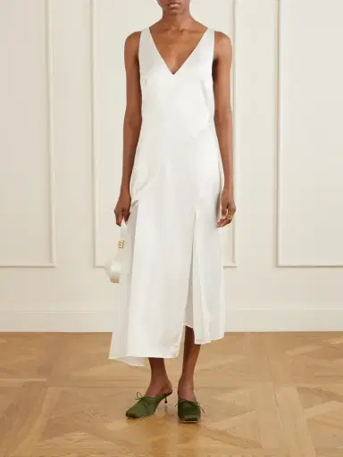 Simone Rocha Pointe Bow-detailed Satin Pumps | Thumbnail 4 Simone Rocha Pointe Bow-detailed Satin Pumps | Thumbnail 4