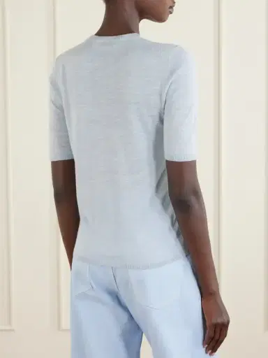 Gabriela Hearst Chryse Cashmere, Silk And Hemp-blend Sweater | Thumbnail 3 Gabriela Hearst Chryse Cashmere, Silk And Hemp-blend Sweater | Thumbnail 3