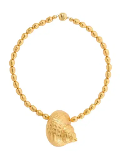 Julietta Mykonos Gold-plated Beaded Necklace | Thumbnail 1 Julietta Mykonos Gold-plated Beaded Necklace | Thumbnail 1