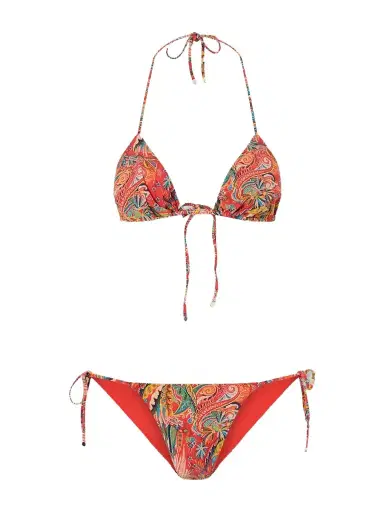 Etro Paisley-print Triangle Bikini | Thumbnail 1 Etro Paisley-print Triangle Bikini | Thumbnail 1