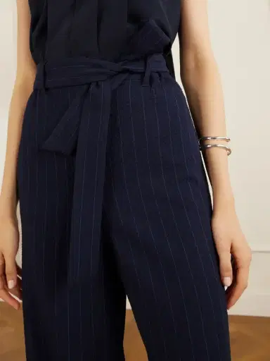 Max Mara Striped Seersucker Virgin Wool-blend Pants | Thumbnail 5 Max Mara Striped Seersucker Virgin Wool-blend Pants | Thumbnail 5