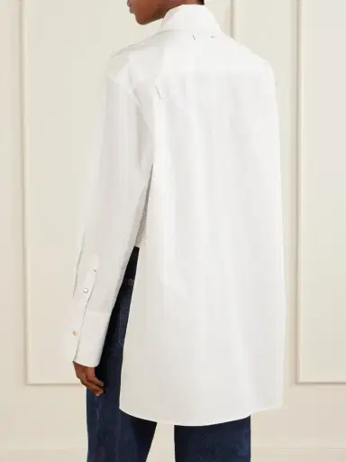 OSSOU Tess Draped Cotton Poplin Shirt | Thumbnail 3 OSSOU Tess Draped Cotton Poplin Shirt | Thumbnail 3
