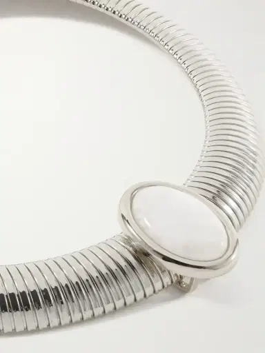 Julietta Opyum Rhodium-plated Moonstone Necklace | Thumbnail 4 Julietta Opyum Rhodium-plated Moonstone Necklace | Thumbnail 4