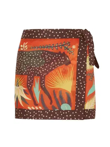 Etro Printed Cotton-voile Mini Wrap Skirt | Thumbnail 1 Etro Printed Cotton-voile Mini Wrap Skirt | Thumbnail 1