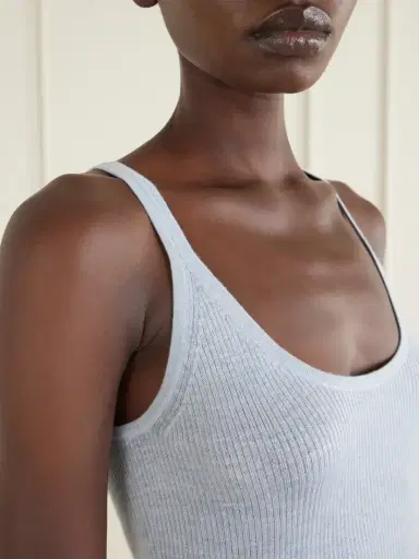 Gabriela Hearst Cinxia Ribbed Cashmere, Silk And Hemp-blend Tank | Thumbnail 5 Gabriela Hearst Cinxia Ribbed Cashmere, Silk And Hemp-blend Tank | Thumbnail 5