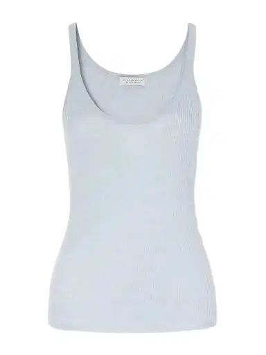 Gabriela Hearst Cinxia Ribbed Cashmere, Silk And Hemp-blend Tank | Thumbnail 1 Gabriela Hearst Cinxia Ribbed Cashmere, Silk And Hemp-blend Tank | Thumbnail 1