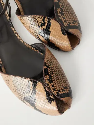 Le Monde Béryl Valetta Snake-effect Leather Flats | Thumbnail 5 Le Monde Béryl Valetta Snake-effect Leather Flats | Thumbnail 5