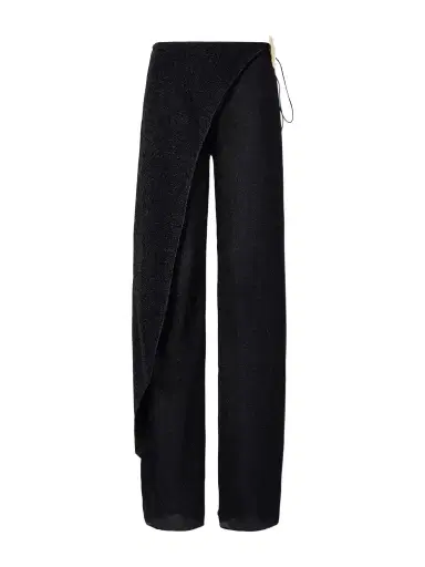 Oséree Lumiere Embellished Lurex Wide-leg Pareo Pants | Thumbnail 1 Oséree Lumiere Embellished Lurex Wide-leg Pareo Pants | Thumbnail 1