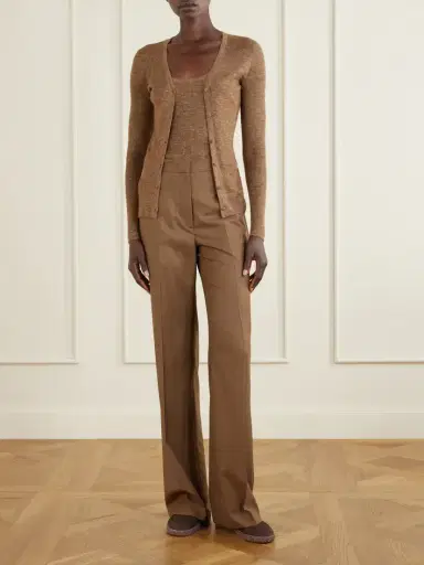 Gabriela Hearst Cinxia Ribbed Cashmere, Silk And Hemp-blend Tank | Thumbnail 2 Gabriela Hearst Cinxia Ribbed Cashmere, Silk And Hemp-blend Tank | Thumbnail 2