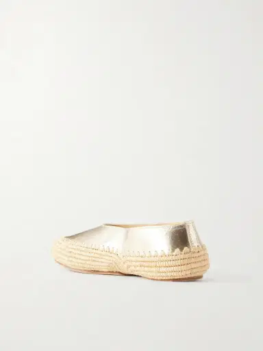 Gabriela Hearst Strength Suede And Raffia Ballet Flats | Thumbnail 3 Gabriela Hearst Strength Suede And Raffia Ballet Flats | Thumbnail 3