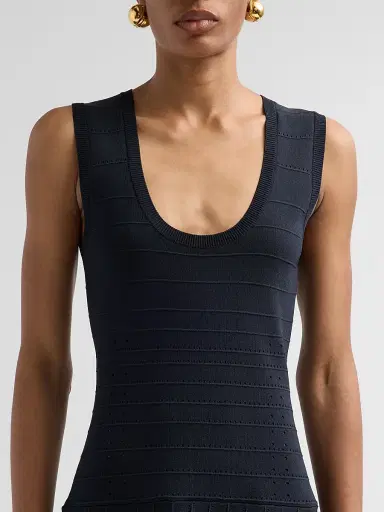 Ramy Brook Women's Anika Drop-Waist Mini Dress - Black | Thumbnail 5 Ramy Brook Women's Anika Drop-Waist Mini Dress - Black | Thumbnail 5