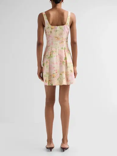 Generation Love Women's Courtney Floral Mini Dress - Rose Cloud | Thumbnail 3 Generation Love Women's Courtney Floral Mini Dress - Rose Cloud | Thumbnail 3