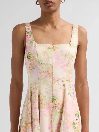 Generation Love Women's Courtney Floral Mini Dress - Rose Cloud | Thumbnail 5 Generation Love Women's Courtney Floral Mini Dress - Rose Cloud | Thumbnail 5