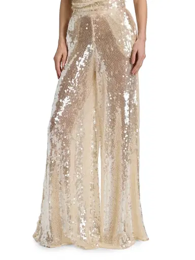 Lapointe Women's Sequined Wide-Leg Pants | Thumbnail 3 Lapointe Women's Sequined Wide-Leg Pants | Thumbnail 3